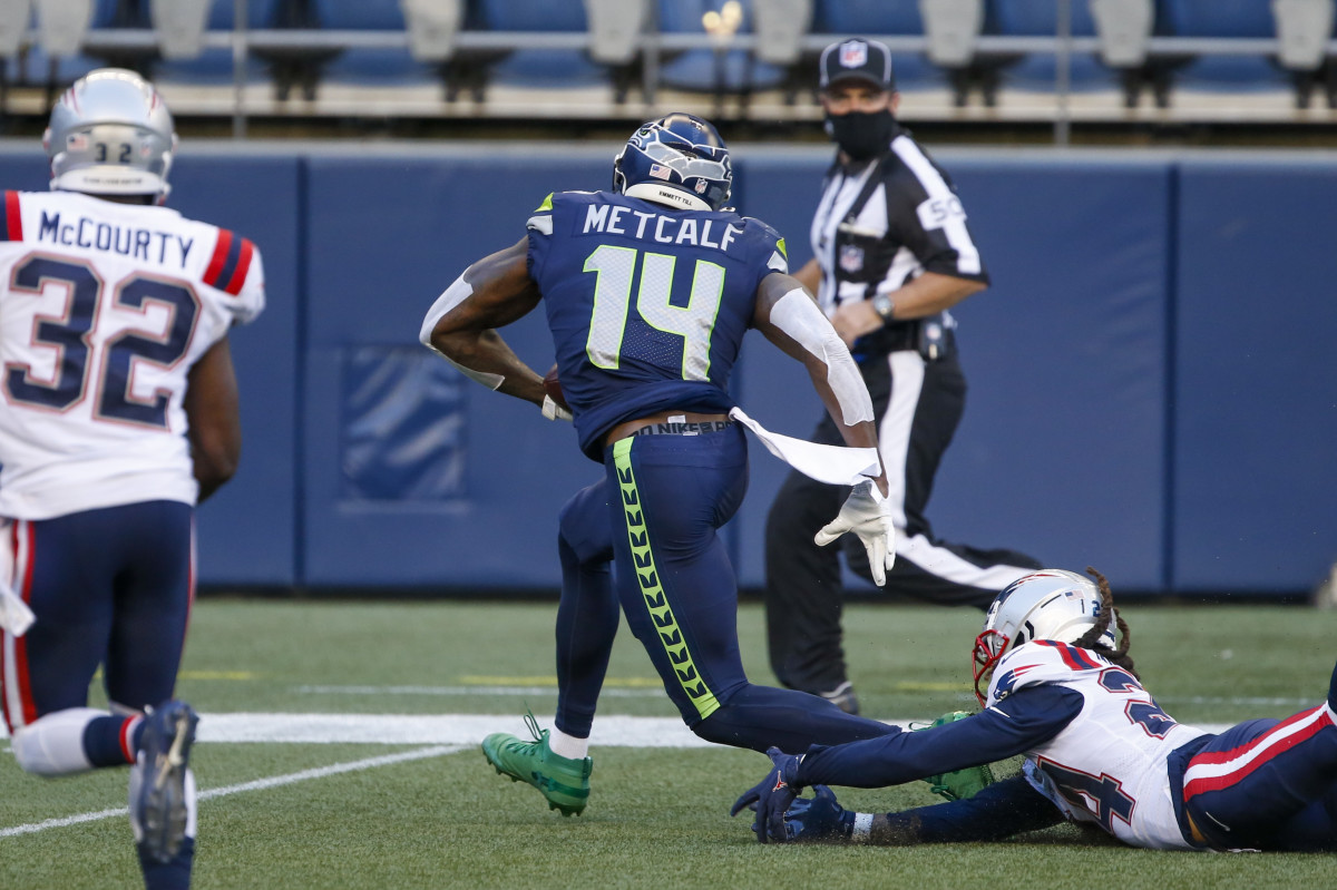 DK Metcalf vs. Patriots