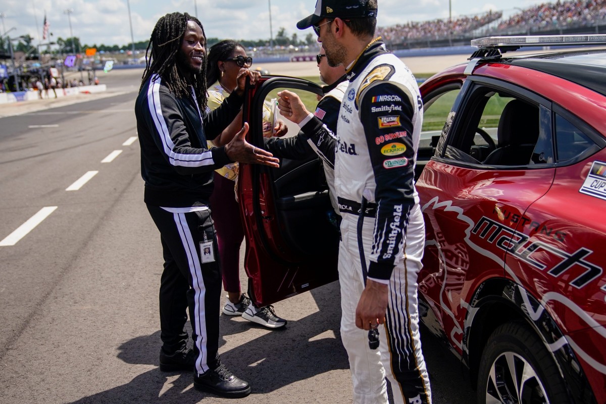 Alvin Kamara, Saints RB at ALLY 400