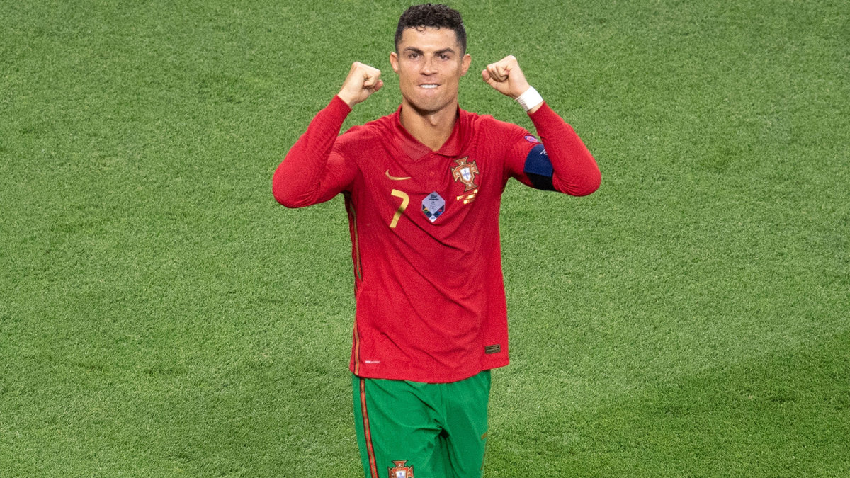 Cristiano Ronaldo scores for Portugal at Euro 2020