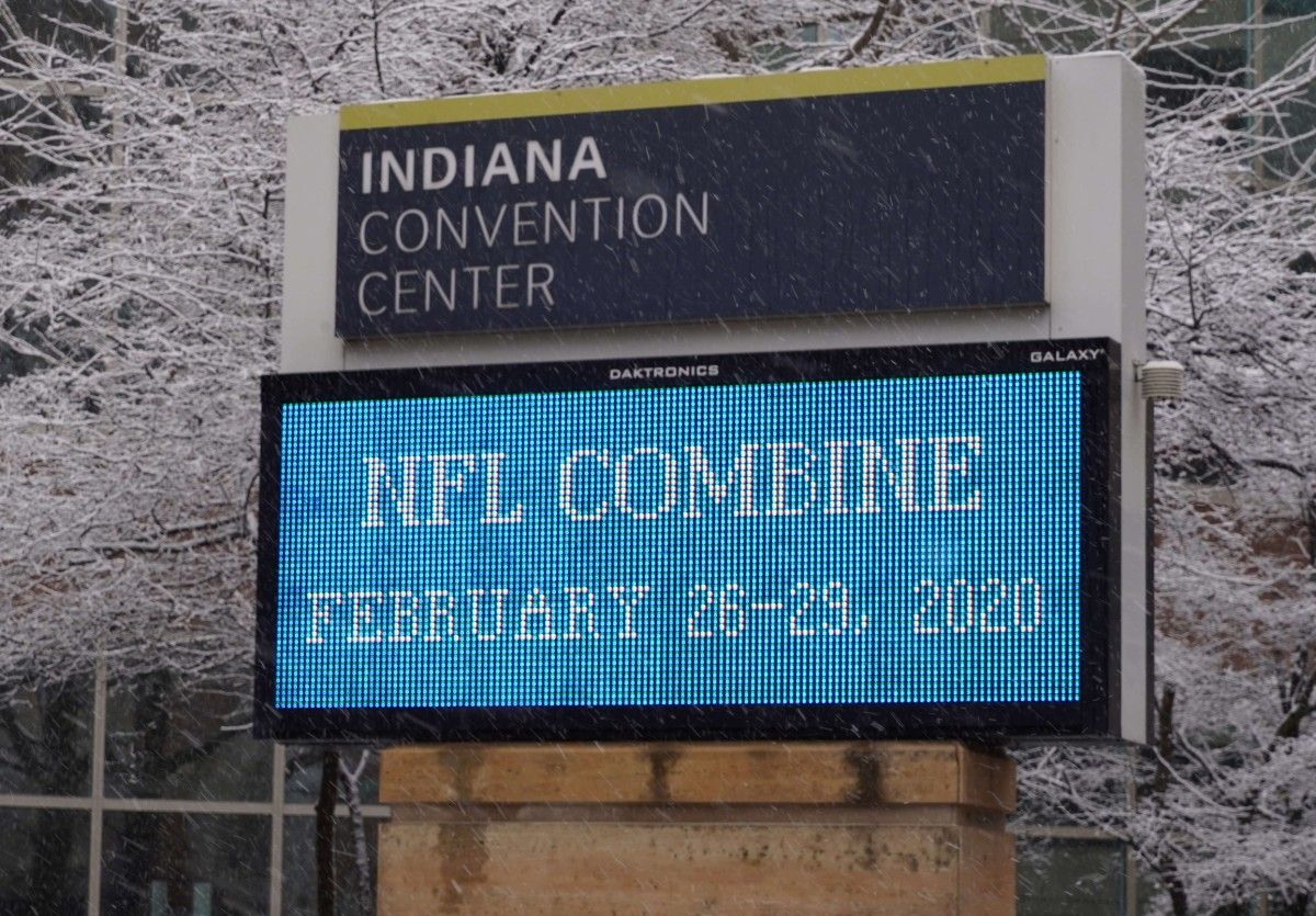 The NFL Scouting Combine will move out of Indiana after it holds the 2022 event