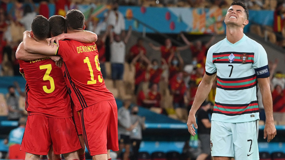 Belgium eliminates Portugal and Cristiano Ronaldo from the Euros