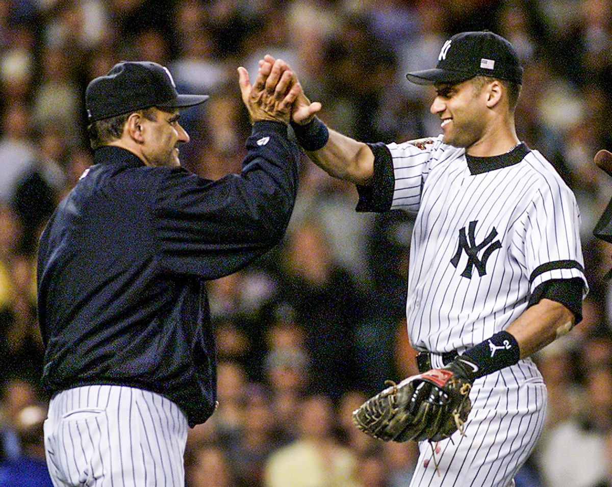 Derek Jeter and Joe Torre