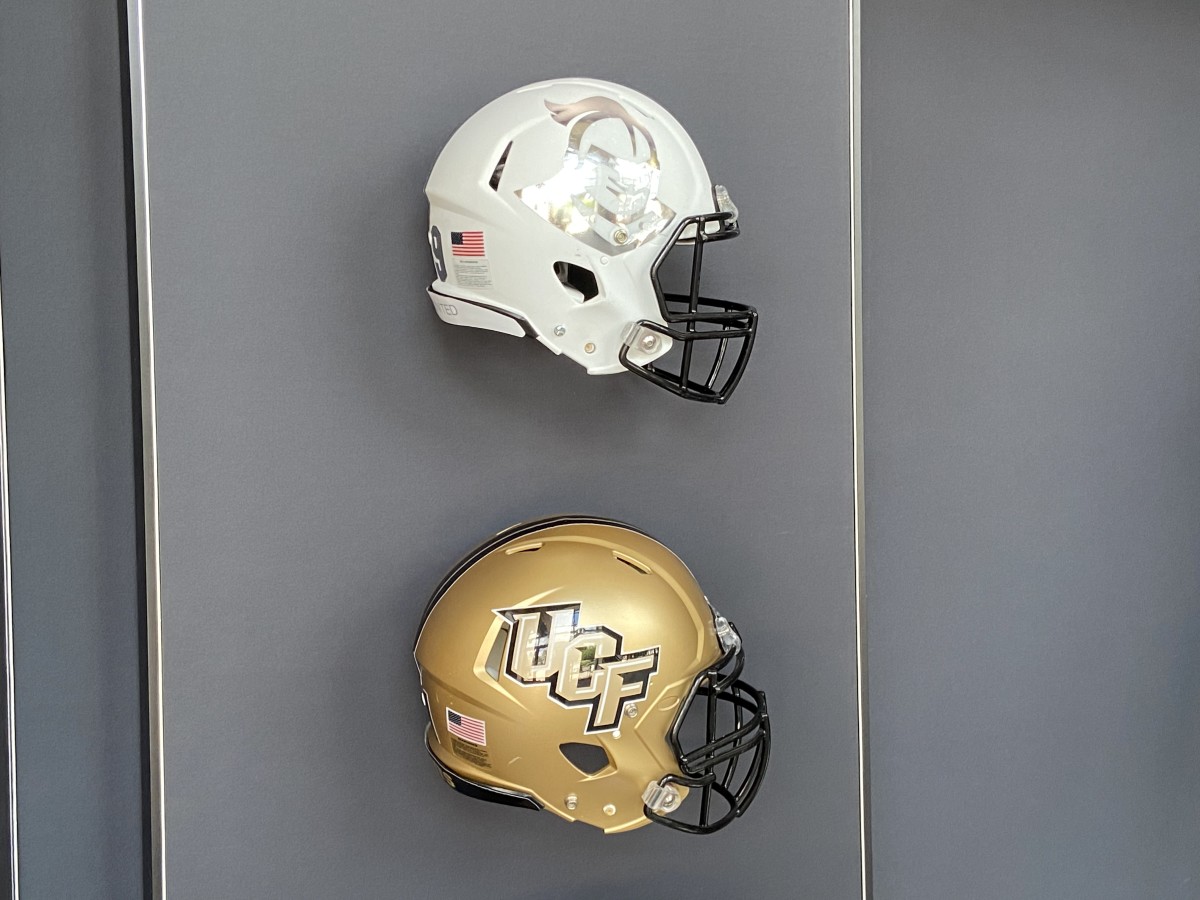 UCF White & Gold Helmets