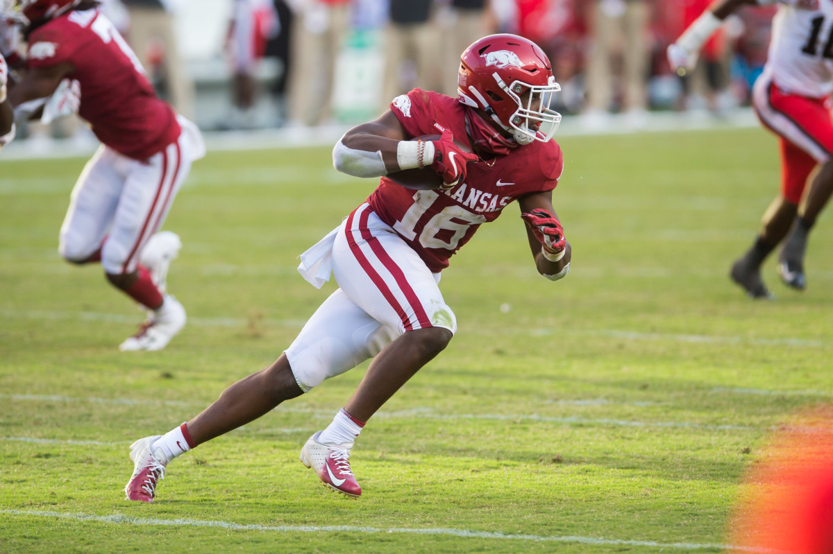 Arkansas's big-bodied, athletic wideout may be WR1 come draft day. 