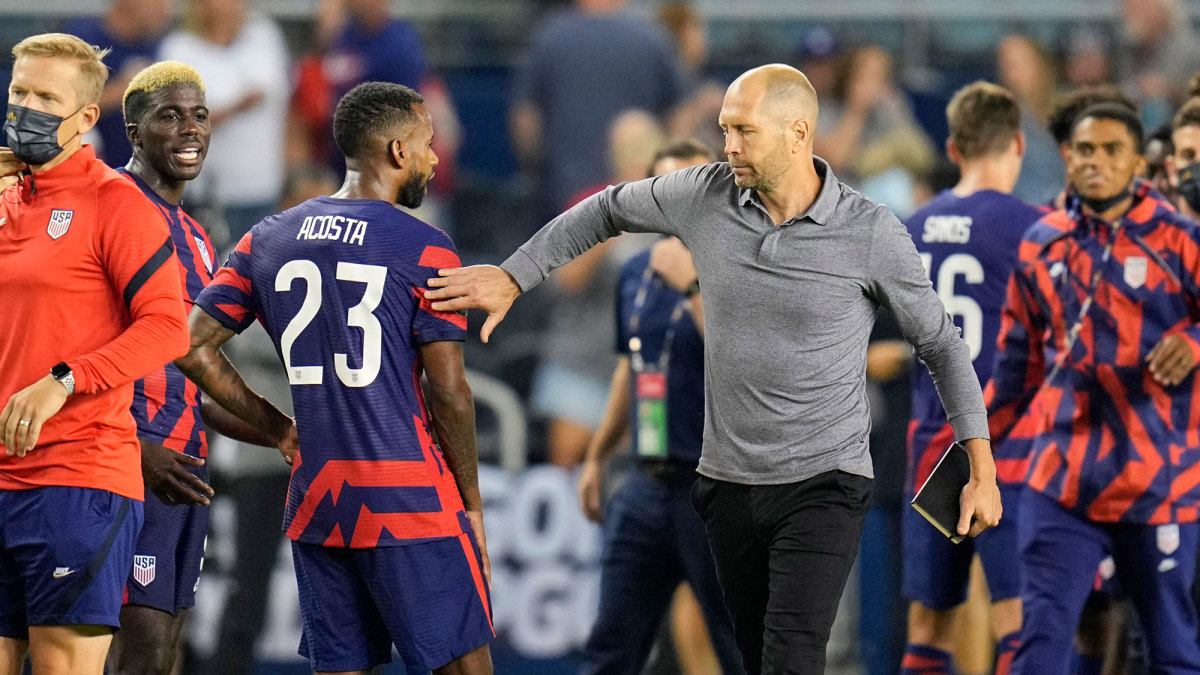USMNT coach Gregg Berhalter after a Gold Cup win over Haiti