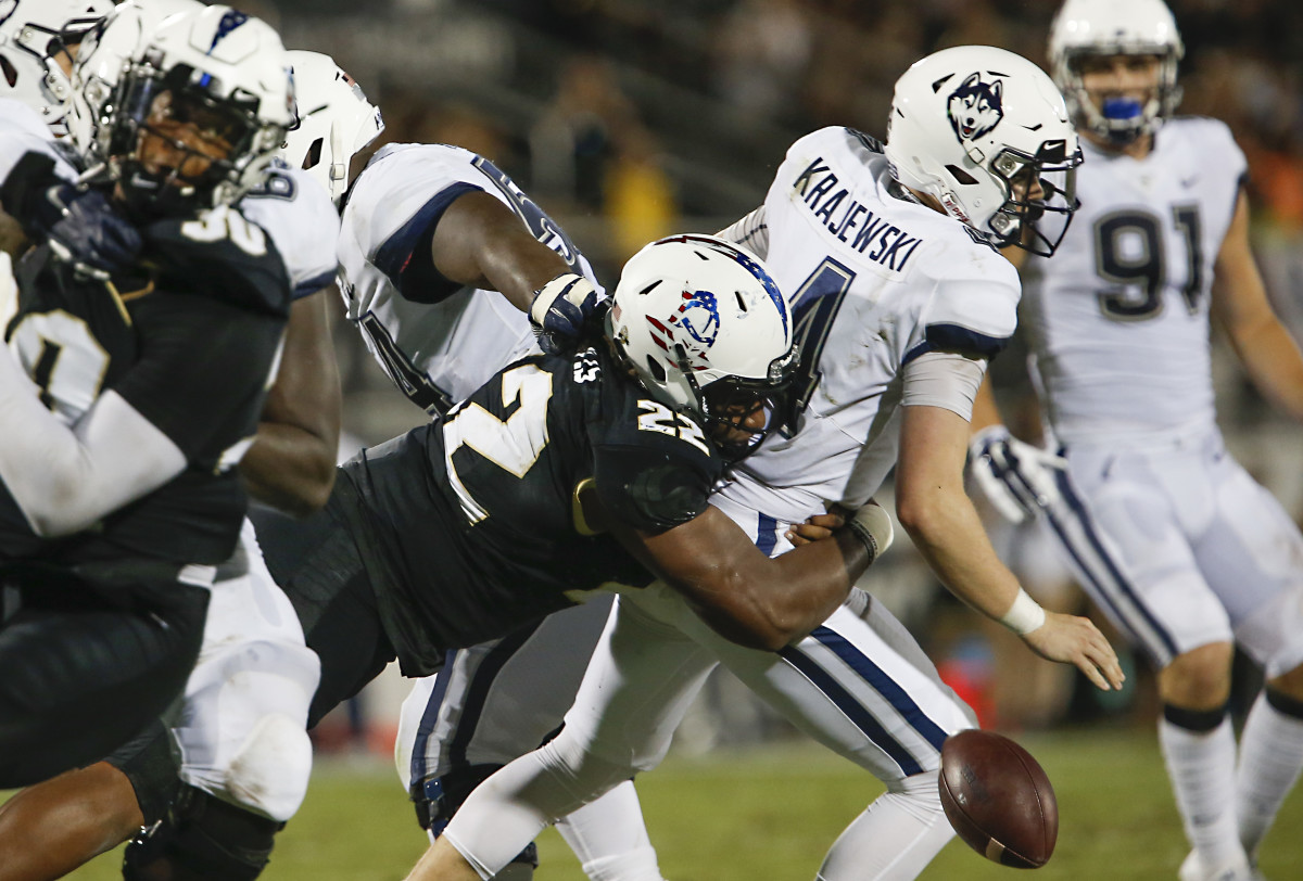 UCF Defensive Tackle Kalia Davis knows how to get to the quarterback and create sacks and turnovers