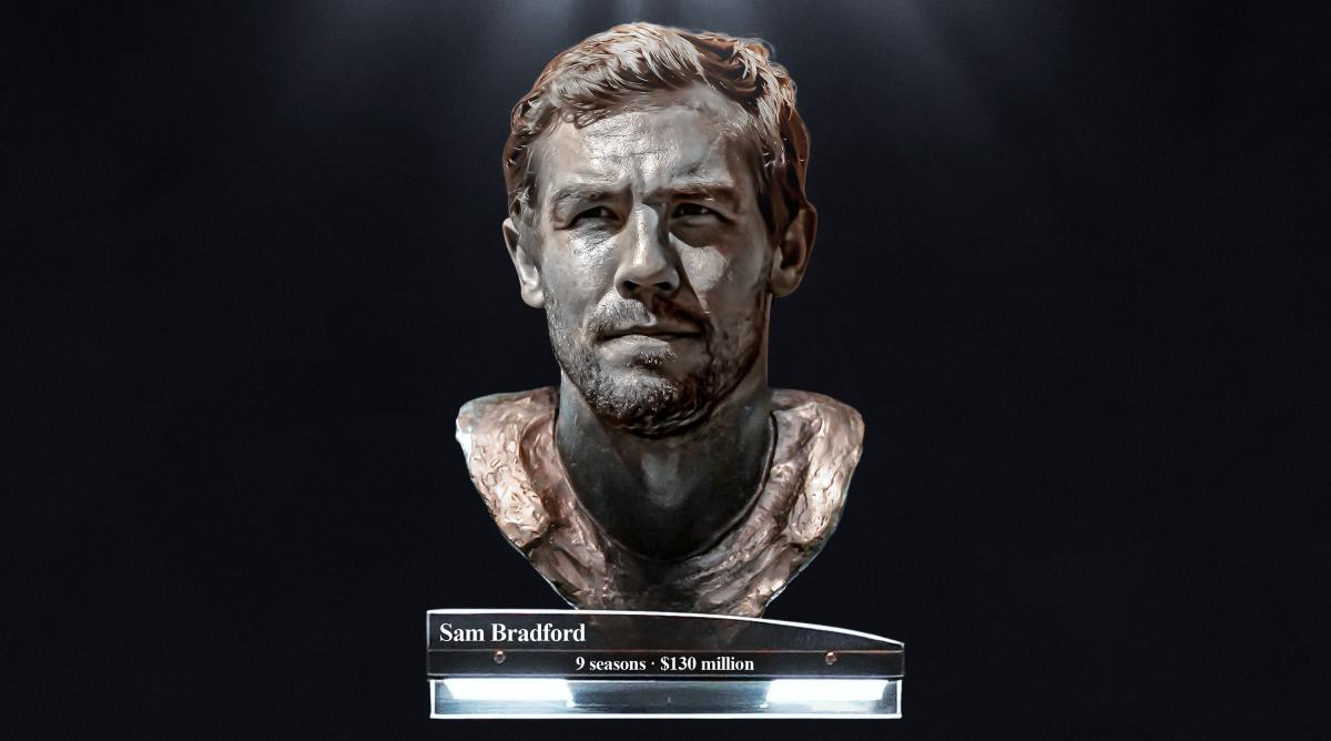 sam-bradford-business-of-football-hall-of-fame-bust