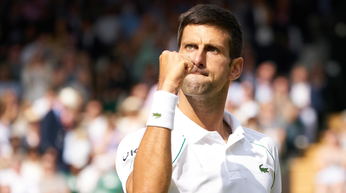 Novak Djokovic wins Wimbledon 2021 men's singles.