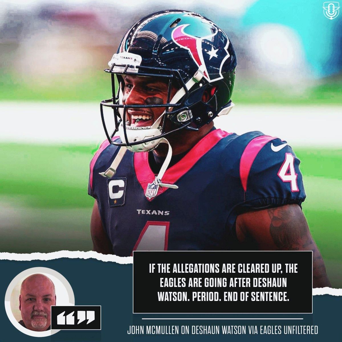 John McMullen on Eagles pursuit of Deshaun Watson