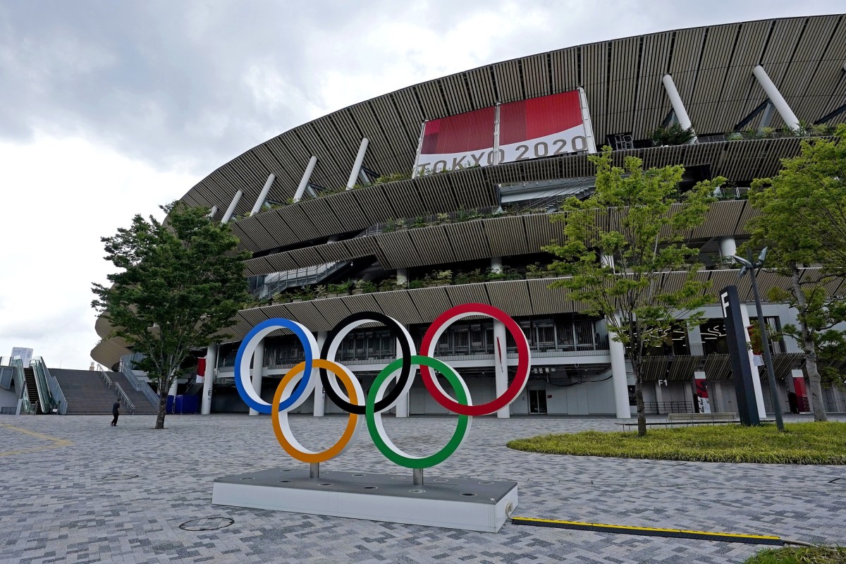 July 15, 2021; Tokyo; Japan; A view of Olympic Stadium ahead of the Tokyo Summer Olympics. Mandatory Credit: Peter Casey-USA TODAY Sports