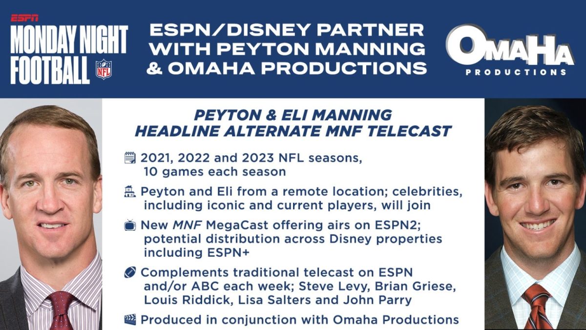 peyton and eli manning agree to monday night football deal sports illustrated tennessee volunteers news analysis and more
