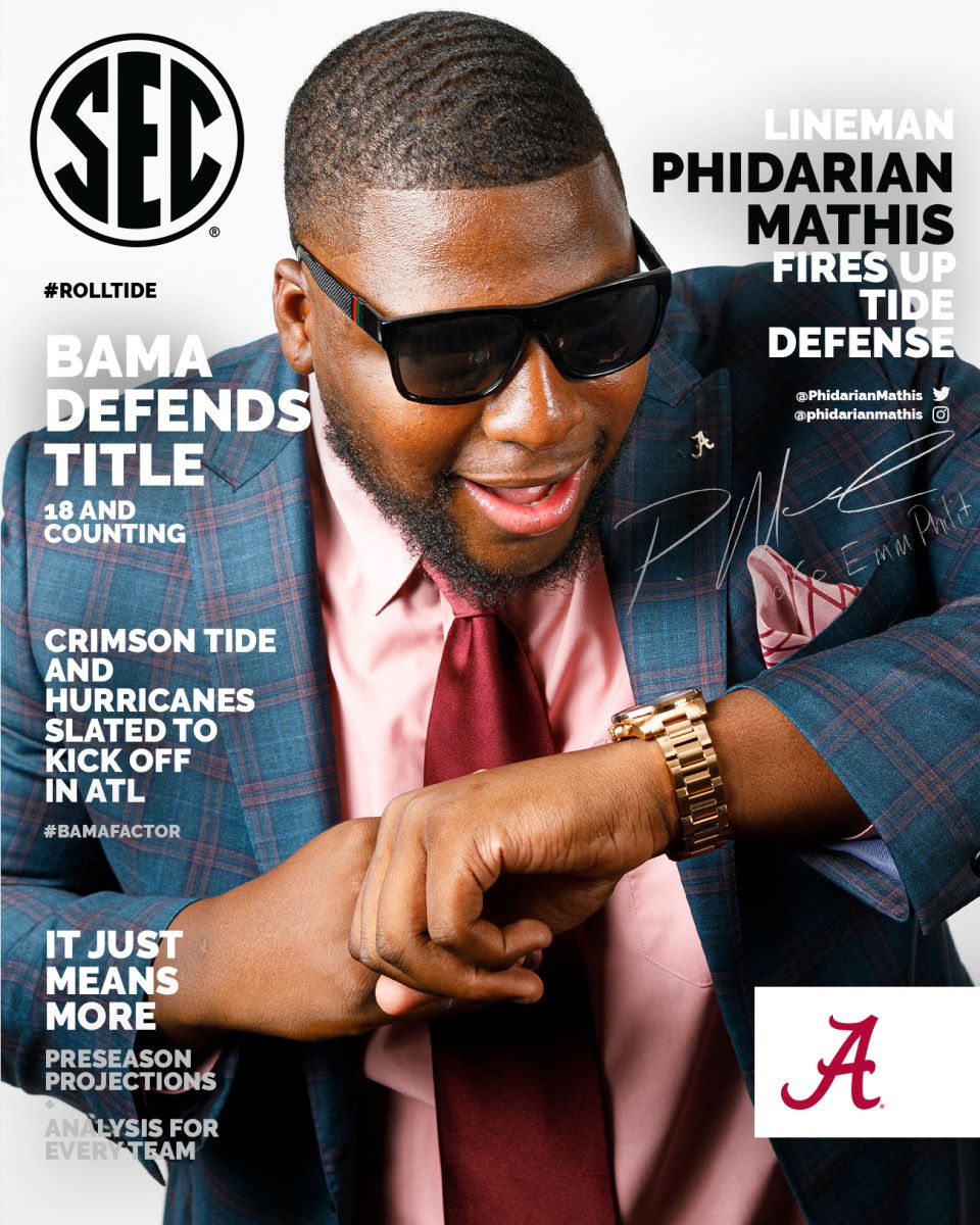 Phidarian Mathis sign SEC media days