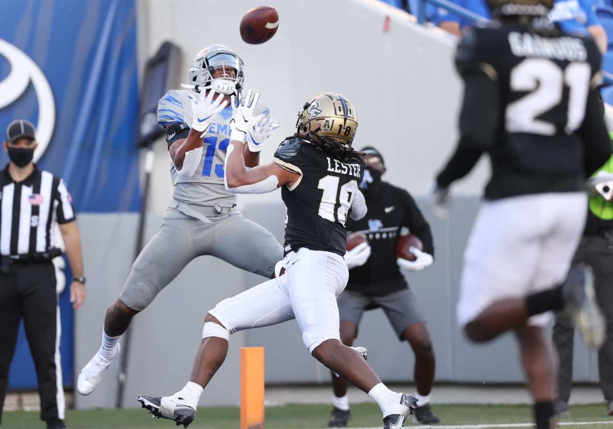UCF defensive back Dyllon Lester can play cornerback or safety. He continues to improve his pass coverage skills and will be a valuable member of the defense moving forward.