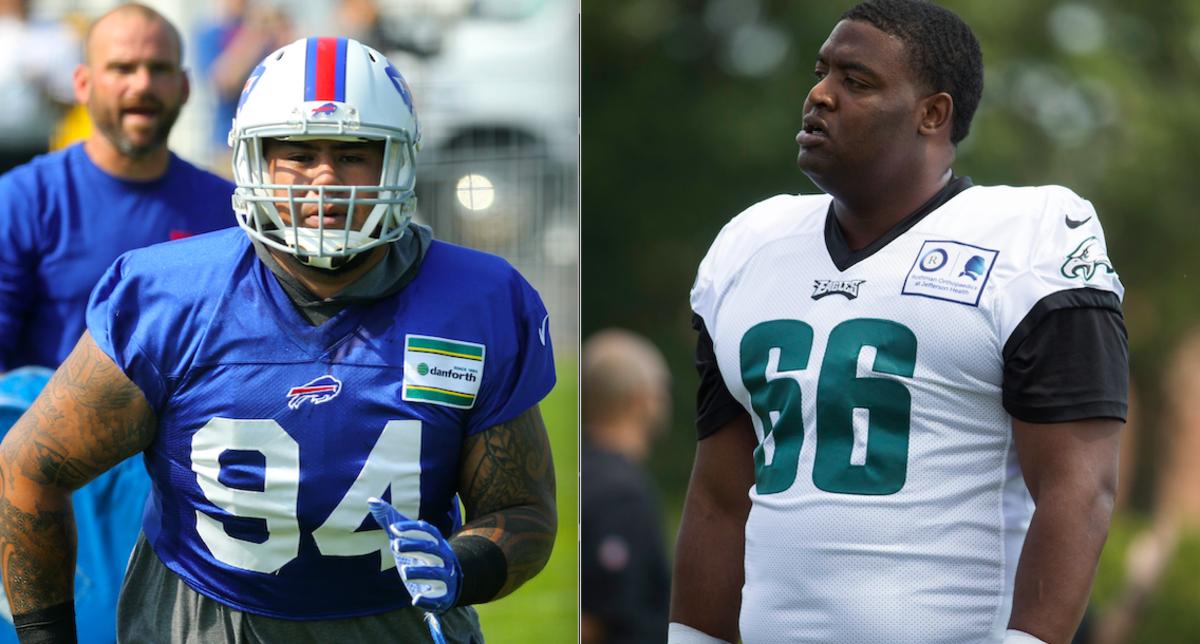 On July 26, 2021 the Tennessee Titans signed defensive linemen Kyle Peko (left) and Anthony Rush (right).
