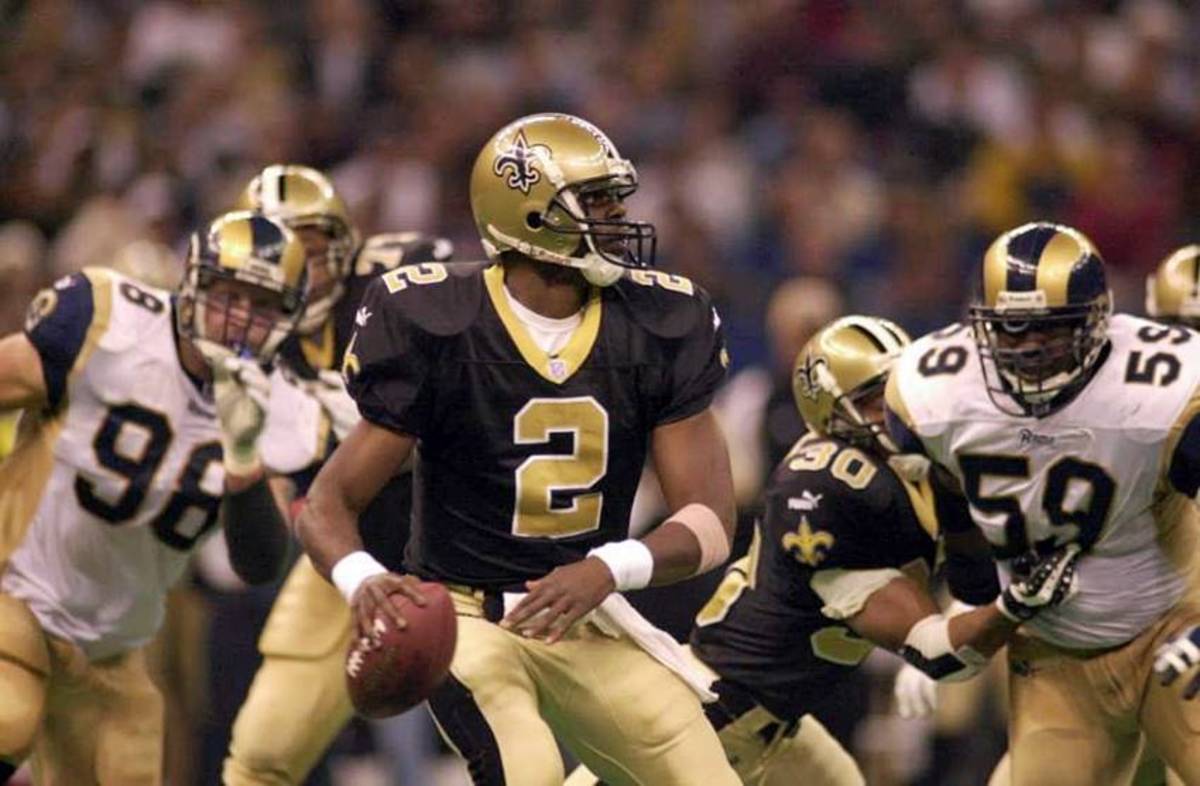 Former New Orleans Saints quarterback Aaron Brooks