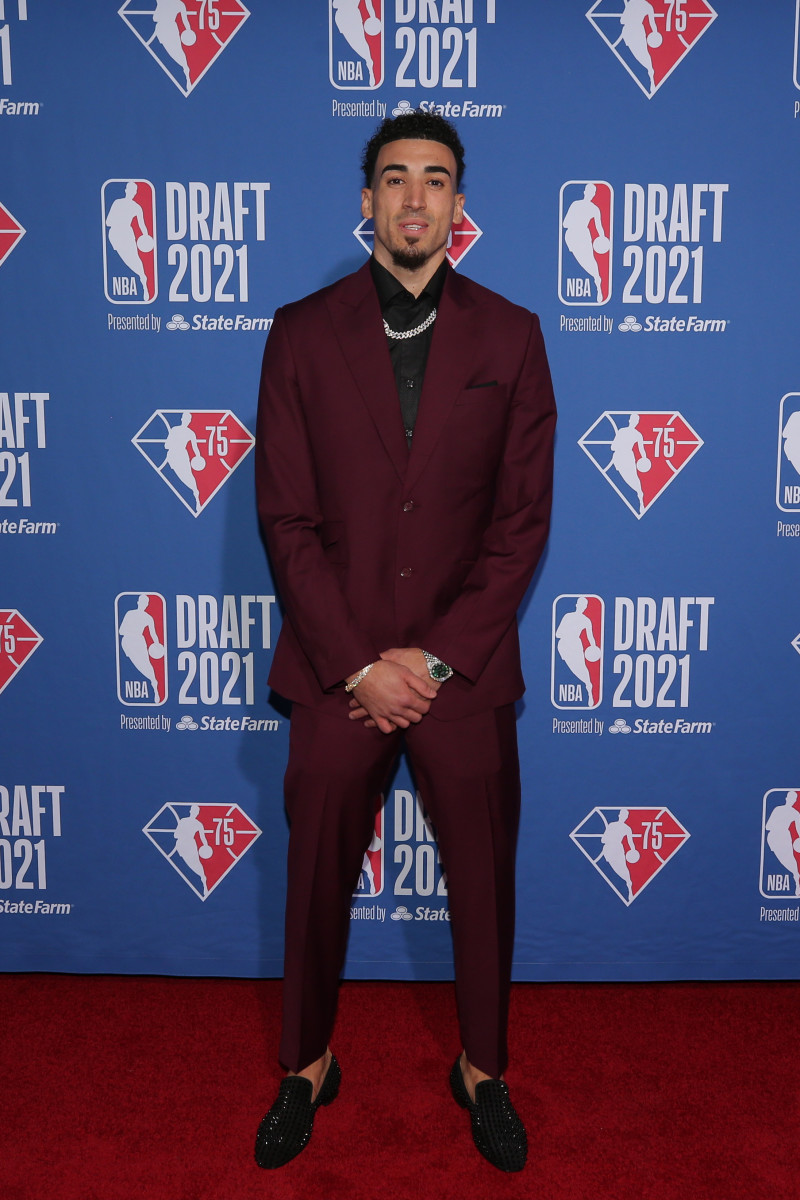 Duarte at the 2021 NBA Draft.