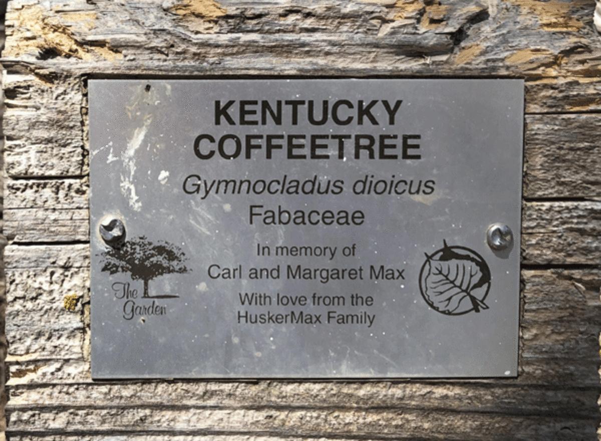 Carl and Margaret Max Tree Plaque