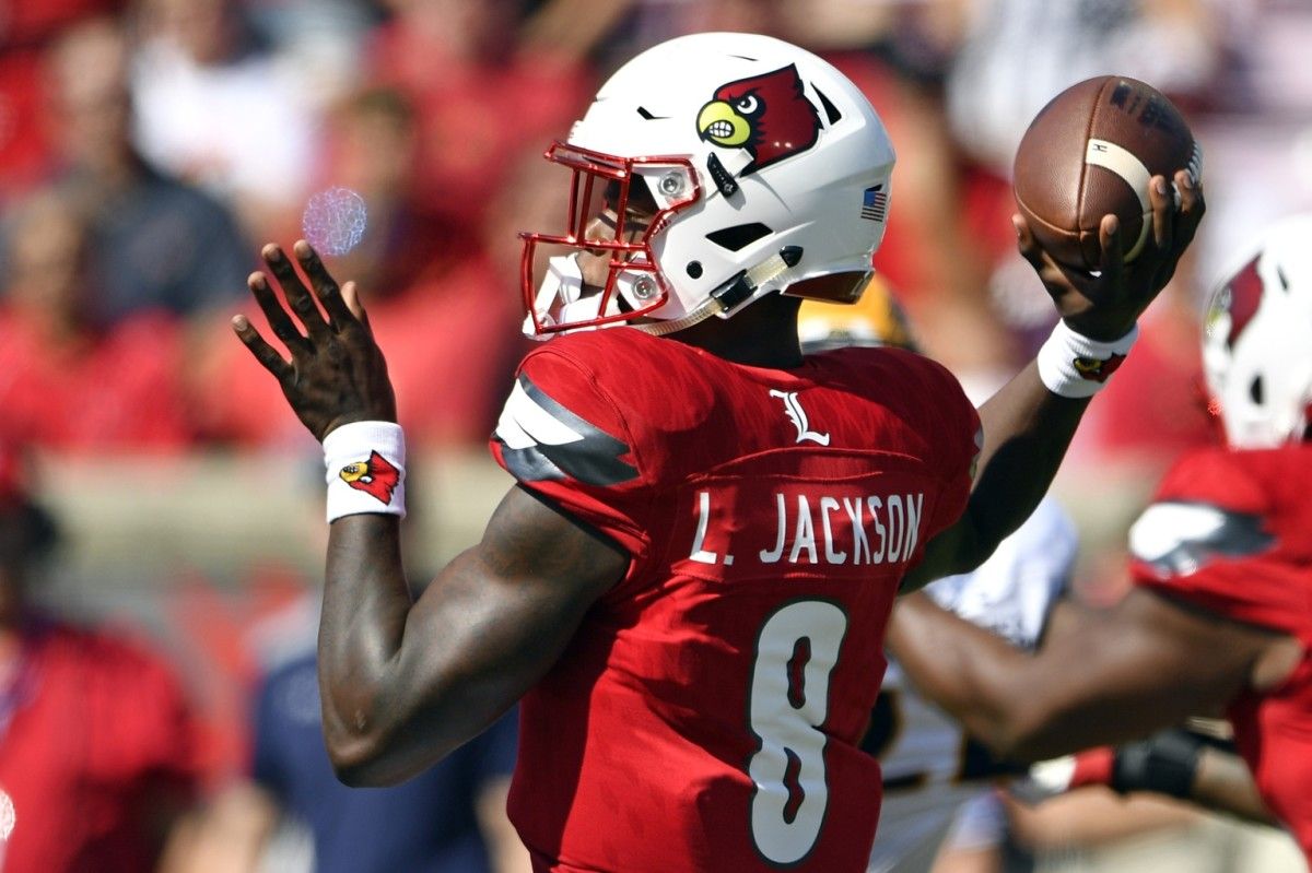 Watch Louisville Football s Lamar Jackson Gets His No 8 Jersey 