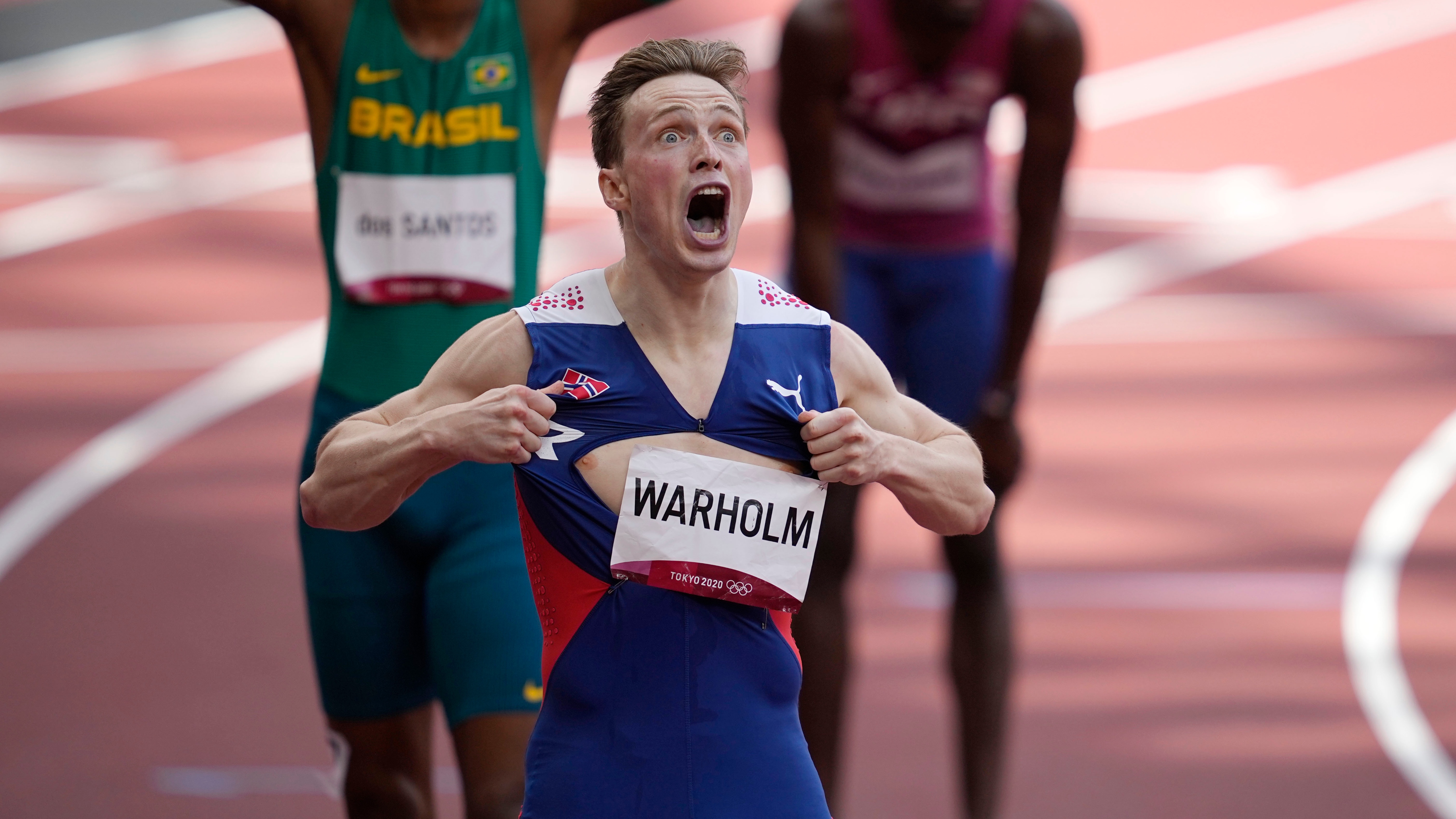 Karsten Warholm destroys 400 meter hurdles world record in Olympic final -  Sports Illustrated