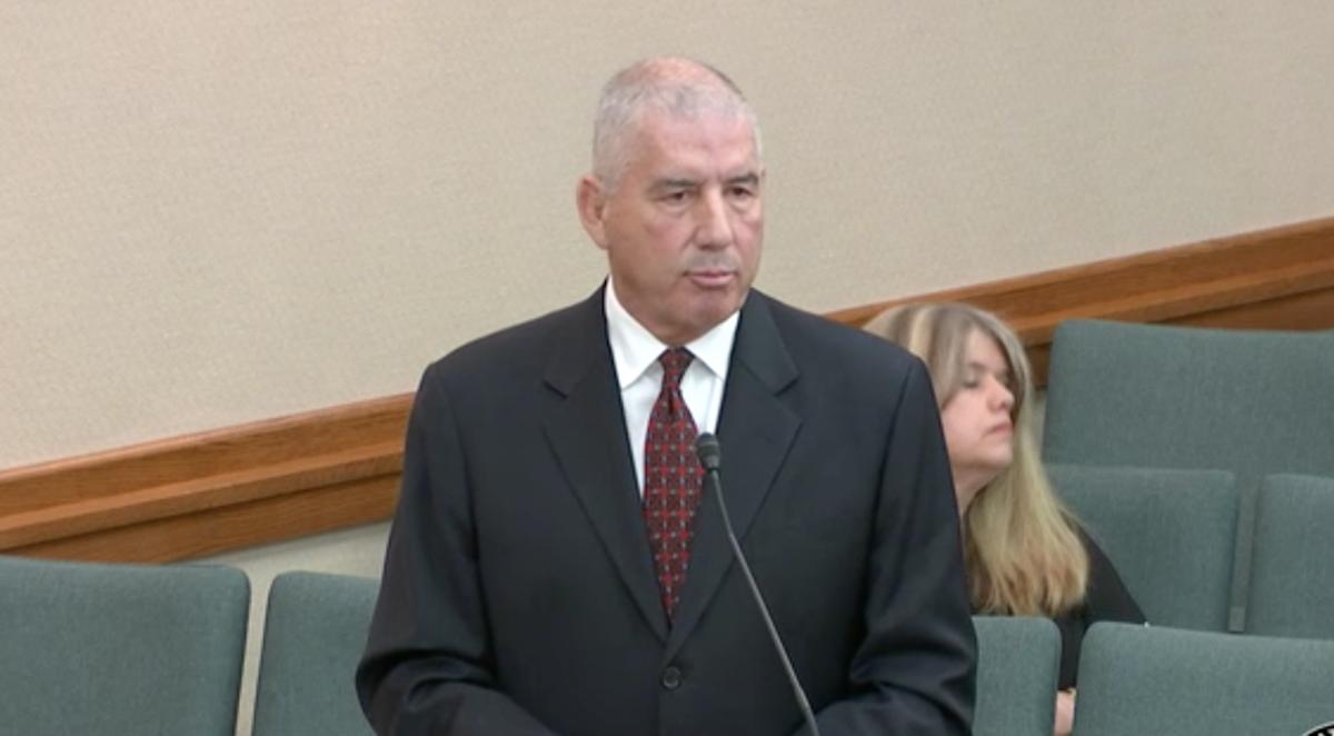 Bob Bowlsby speaks to the Texas State Legislature