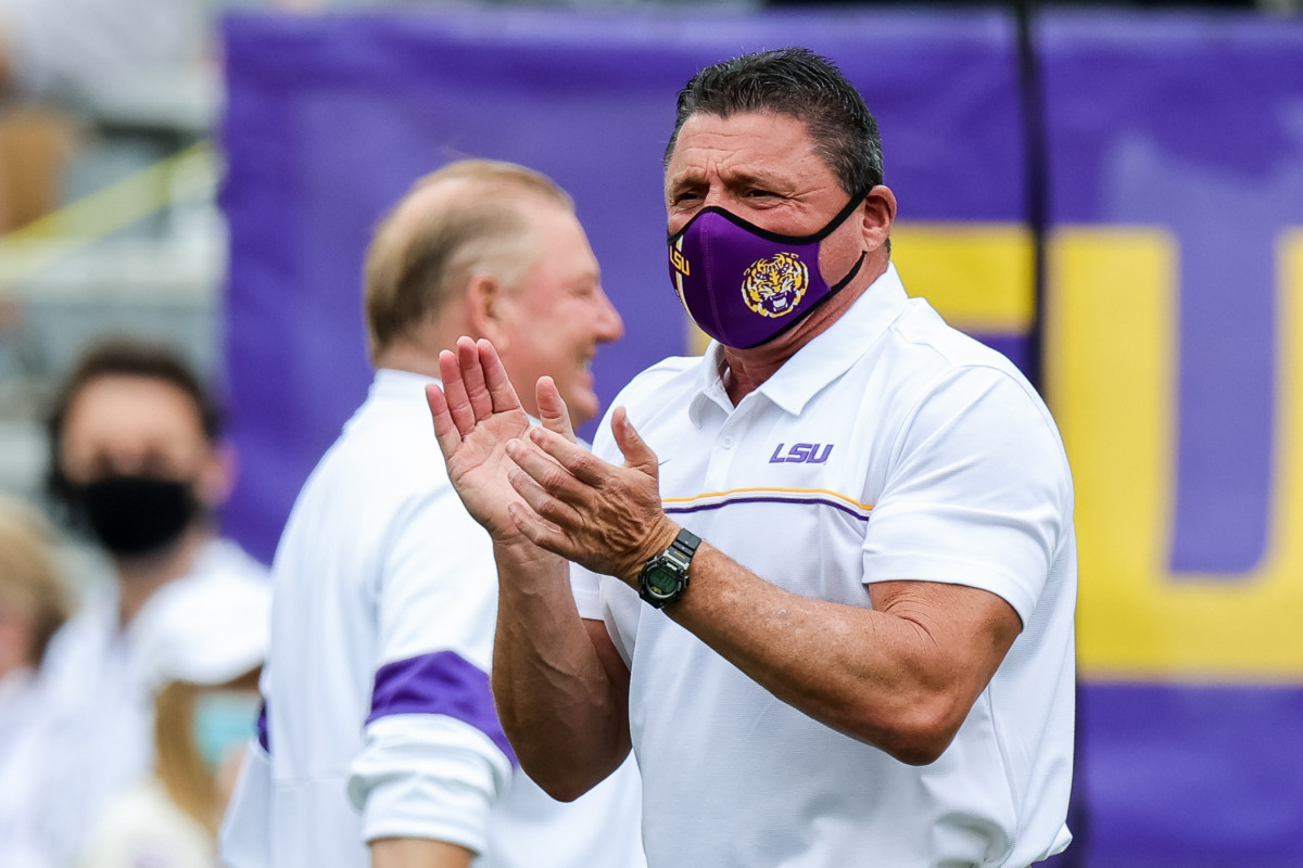 LSU Football Ranked No. 13 in 2021 Preseason Coaches Poll Sports Illustrated LSU Tigers News