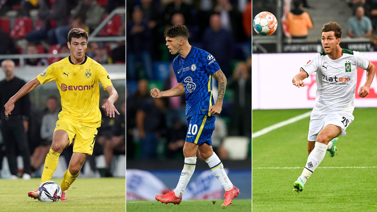 USMNT young talents Gio Reyna, Christian Pulisic and Joe Scally