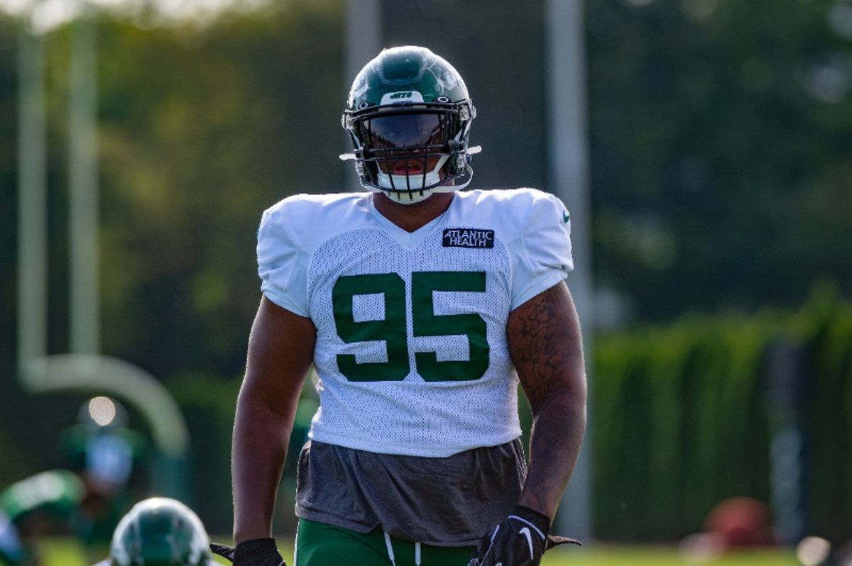 Jets DT Quinnen Williams at training camp