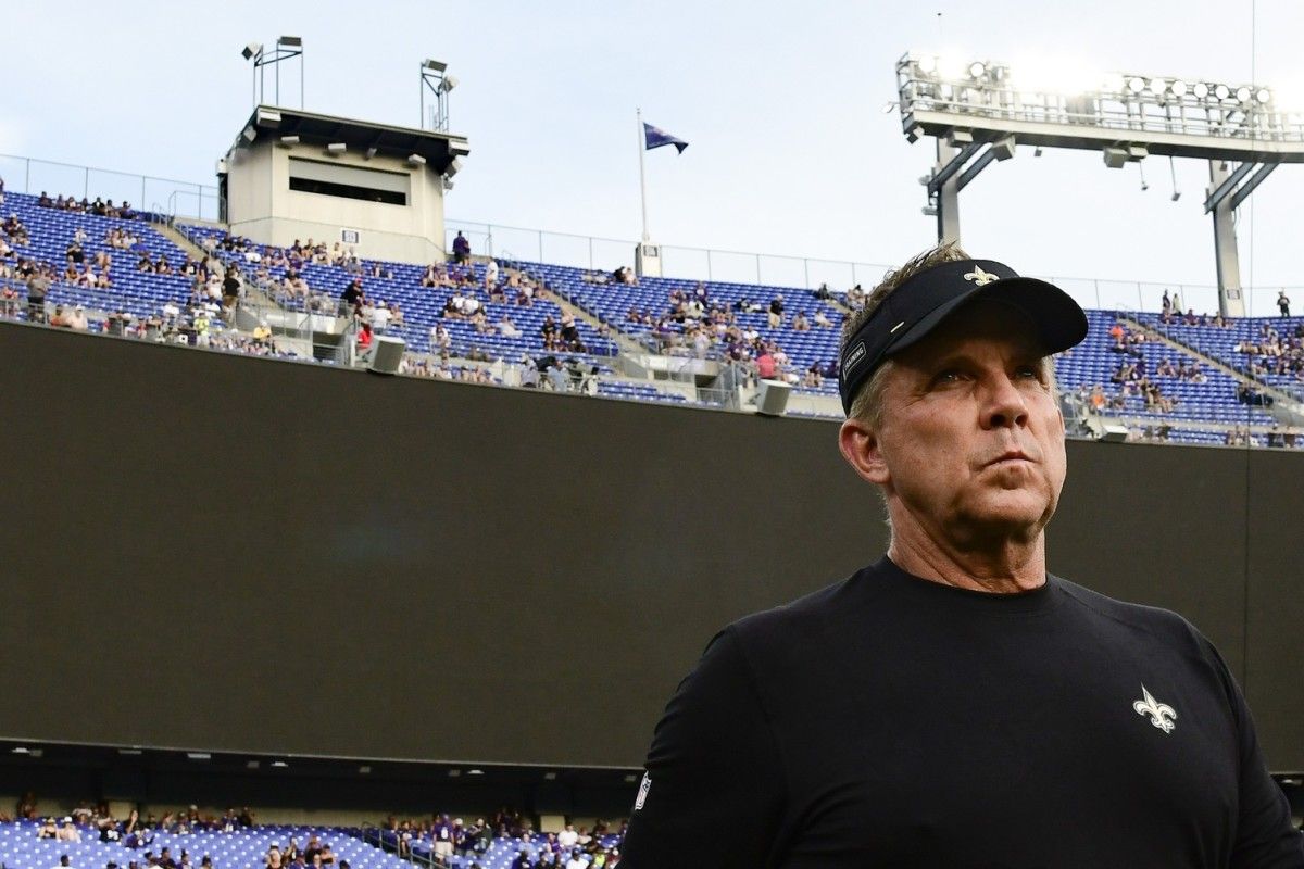 Sean Payton at Ravens Game (2)
