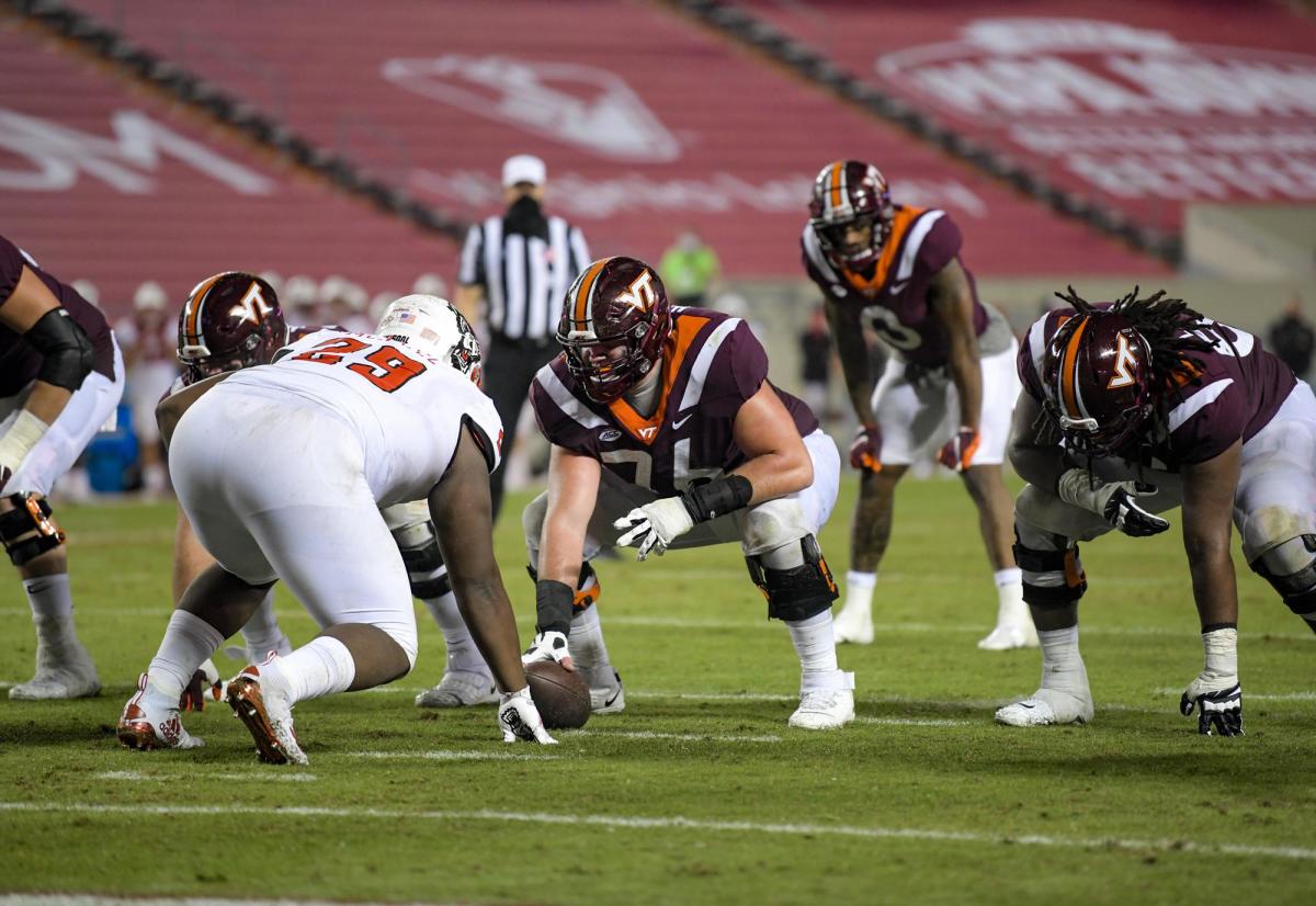 NFL Draft Profile Brock Hoffman, Offensive Center, Virginia Tech