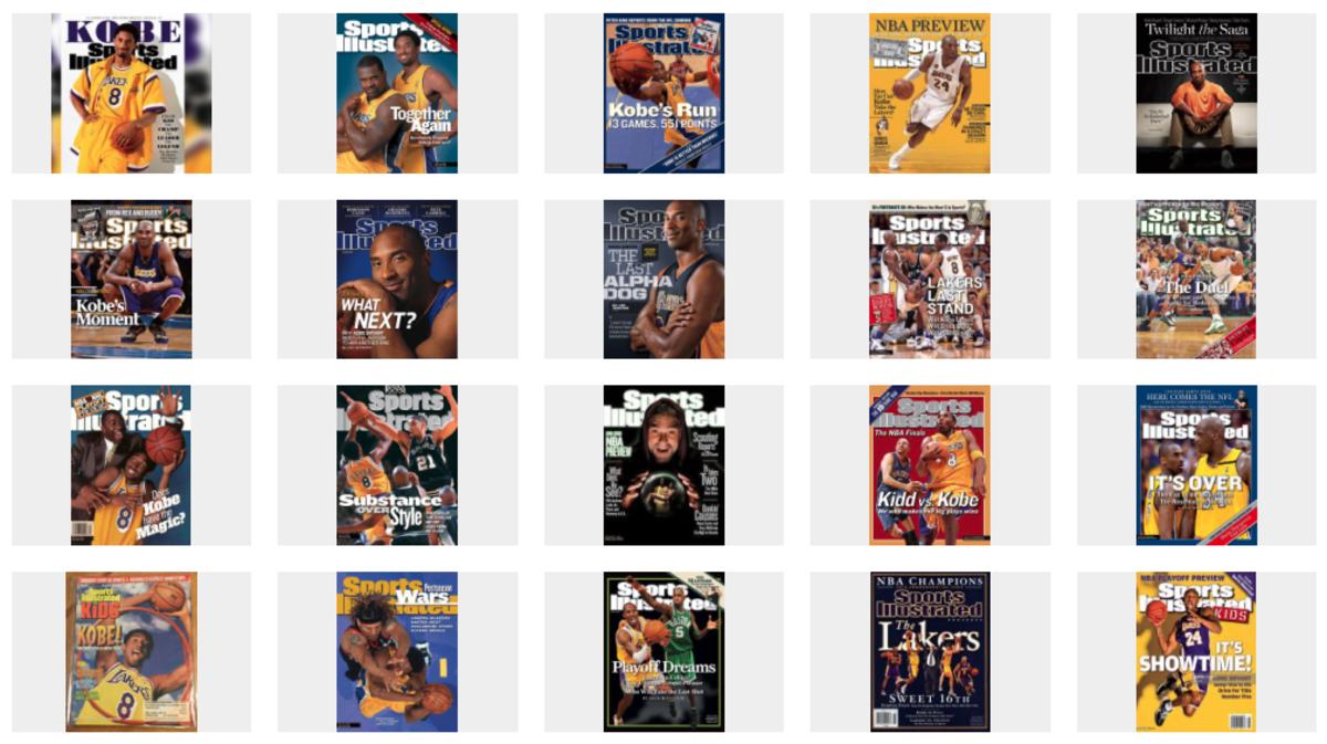 Kobe Bryant SI Covers