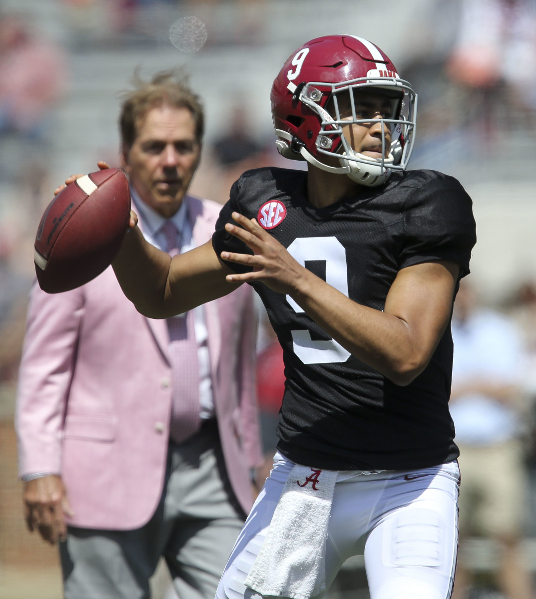 Crimson Tide quarterback Bryce Young has played well through half the college football season.