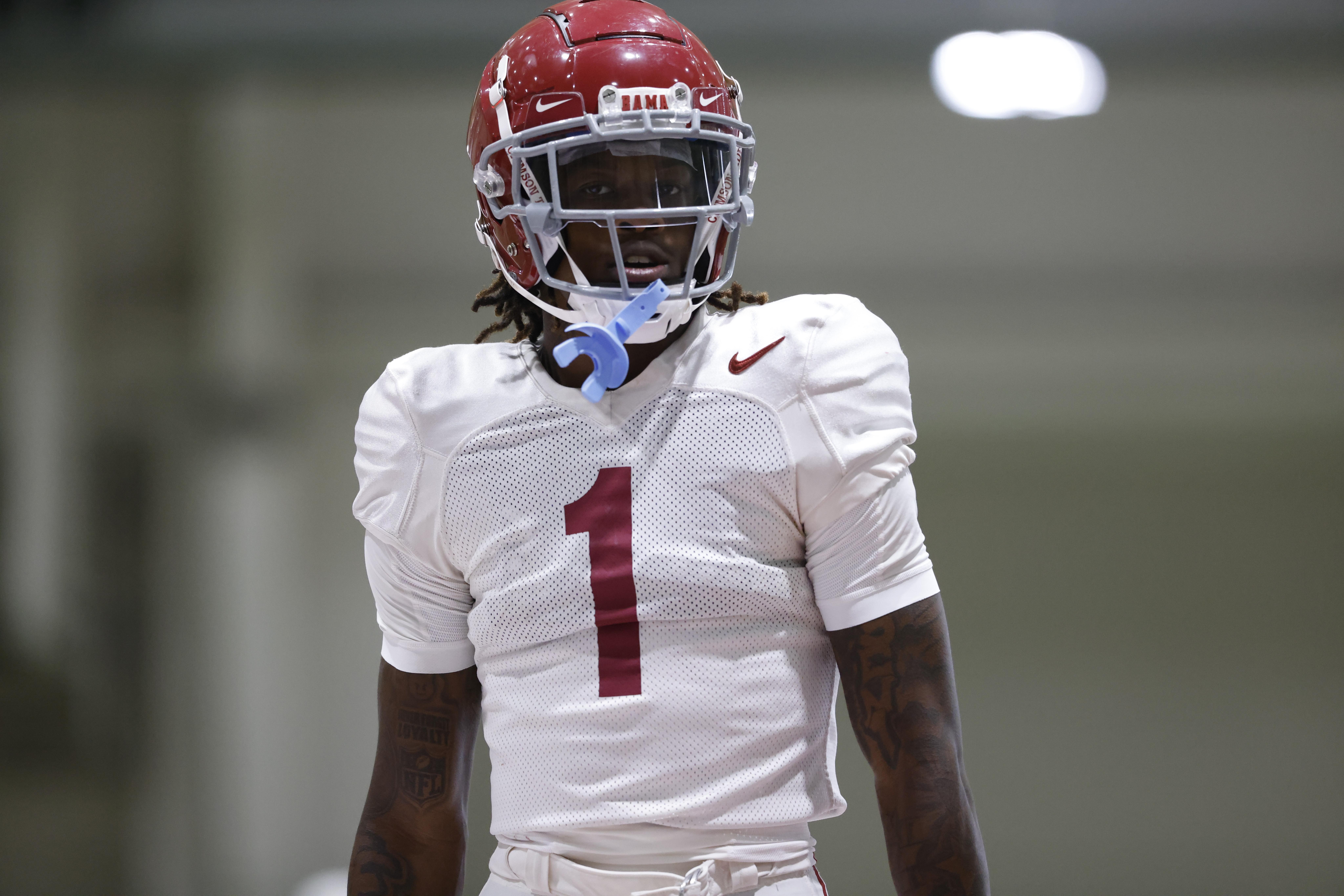 At Alabama, Wide Receiver Jameson Williams Already Part of the Family