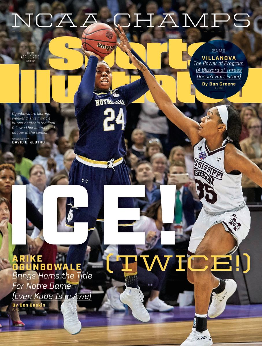 Arike Ogunbowale on the cover of Sports Illustrated