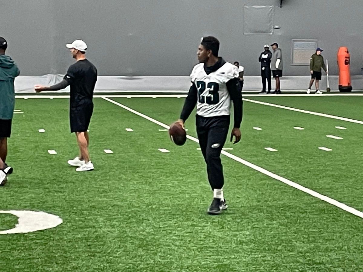 Rodney McLeod at Eagles practice
