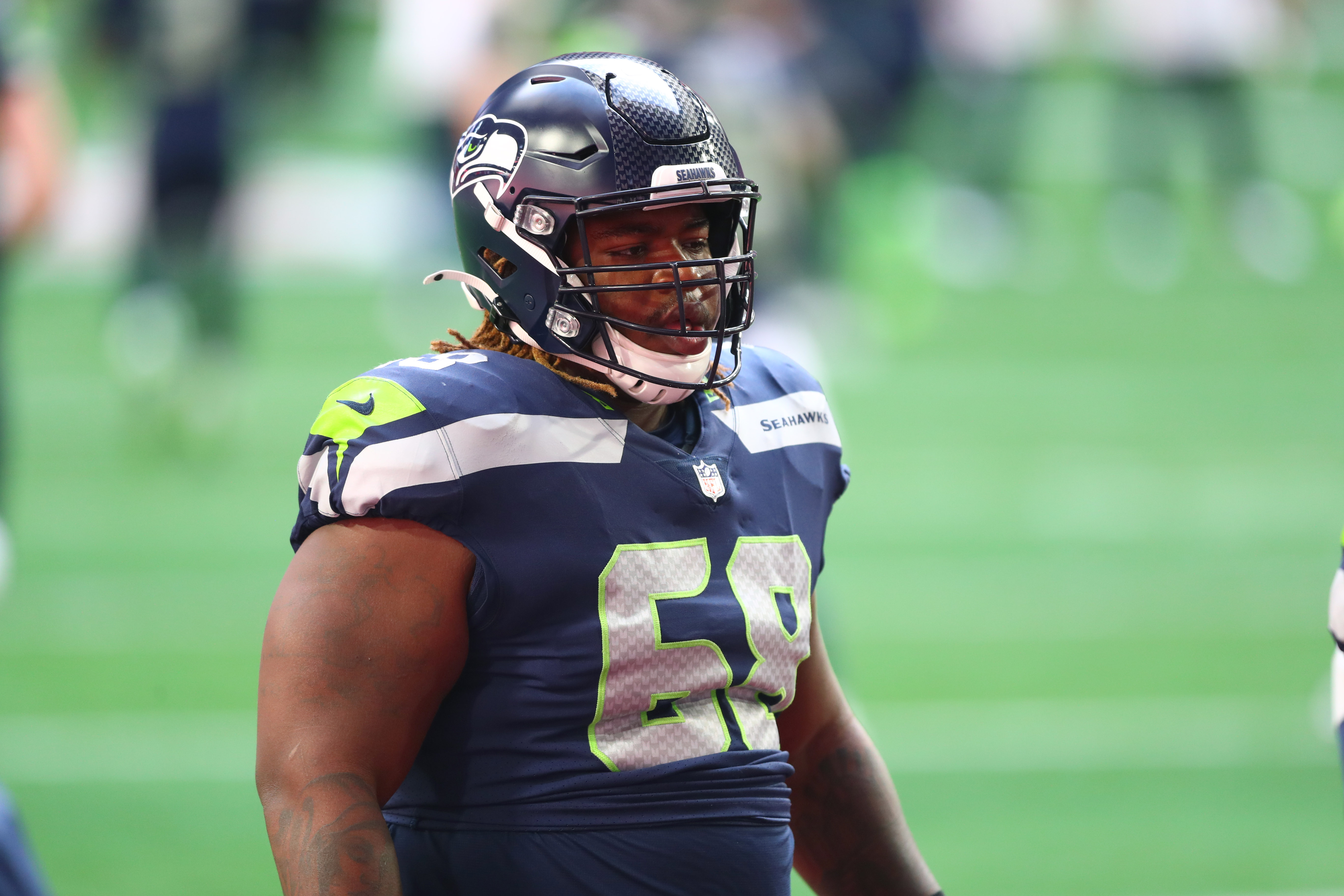 Seattle Seahawks Guard Tandem Damien Lewis, Gabe Jackson Raise Stakes For Upcoming Season