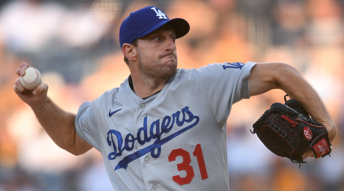 Max Scherzer 3,000 strikeouts Dodgers ace reaches milestone vs Padres