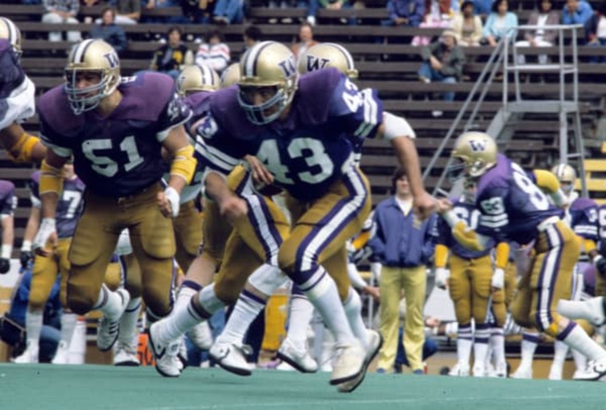 Brenno DeFeo (43) was a big-name recruit for the UW.