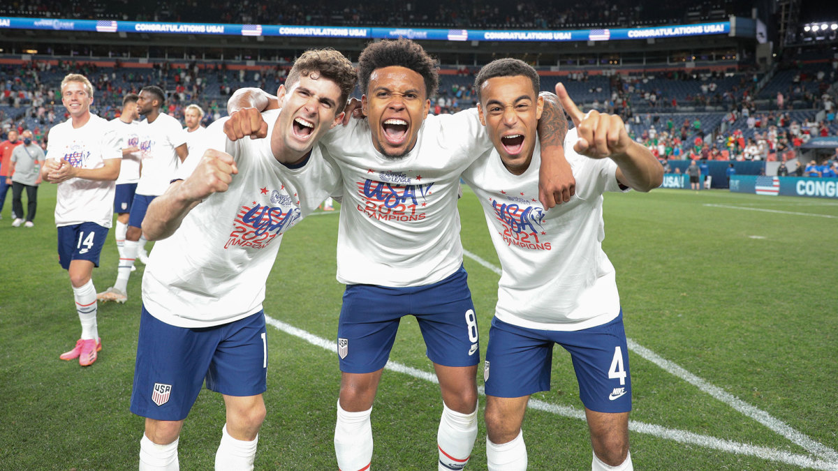USMNT's Christian Pulisic, Weston McKennie and Tyler Adams