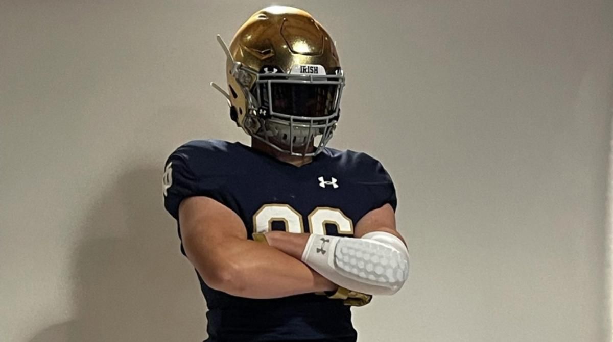 2023 Tight End Cooper Flanagan Commits To Notre Dame Sports 