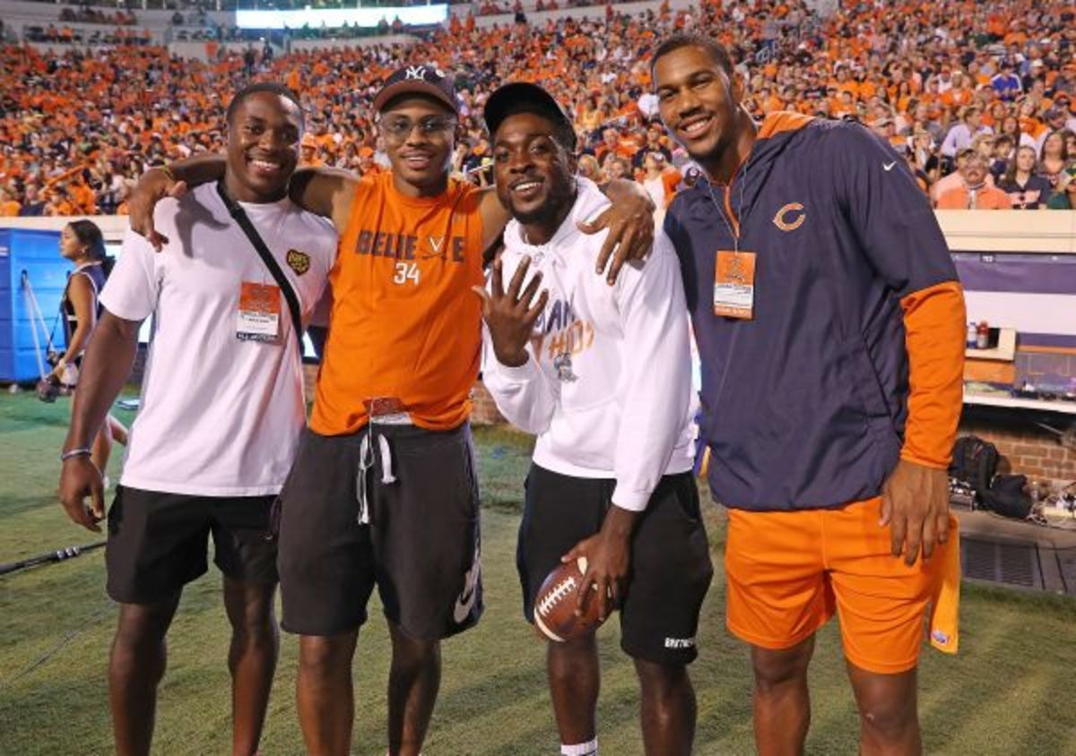 Joe Reed, Hasise DuBois, Bryce Perkins, and Charles Snowden