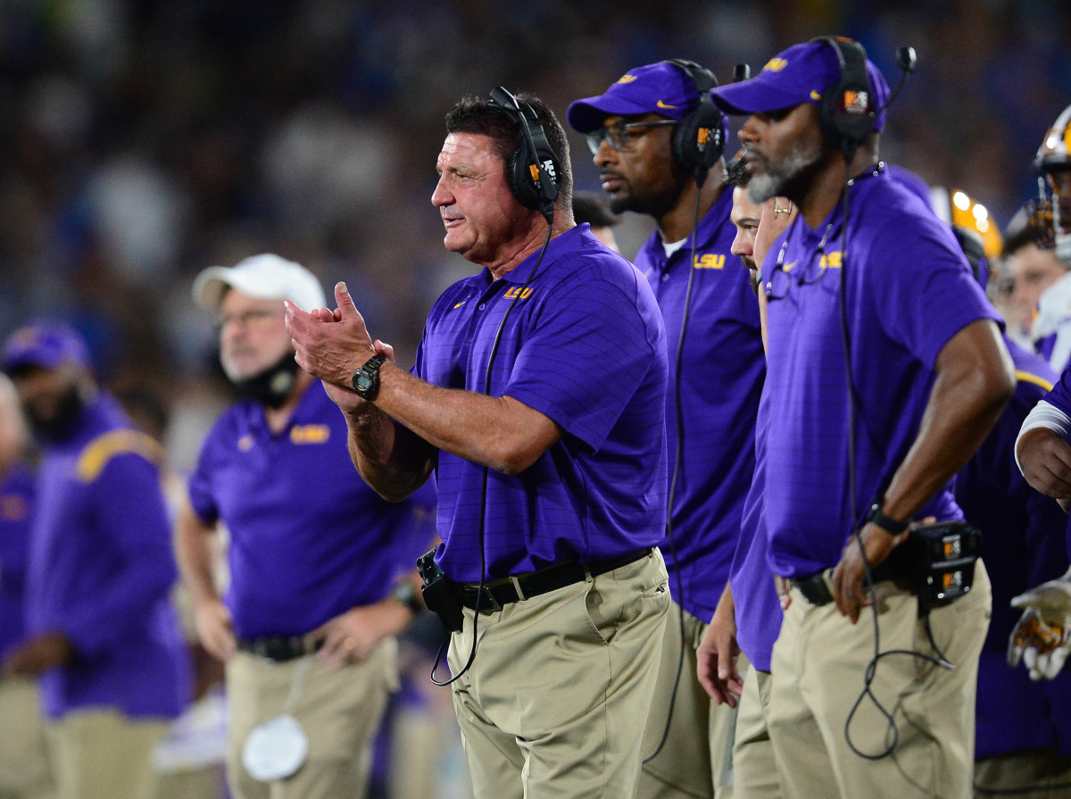 Notebook LSU Coach Ed Orgeron Talks Injuries, Protection and Defensive