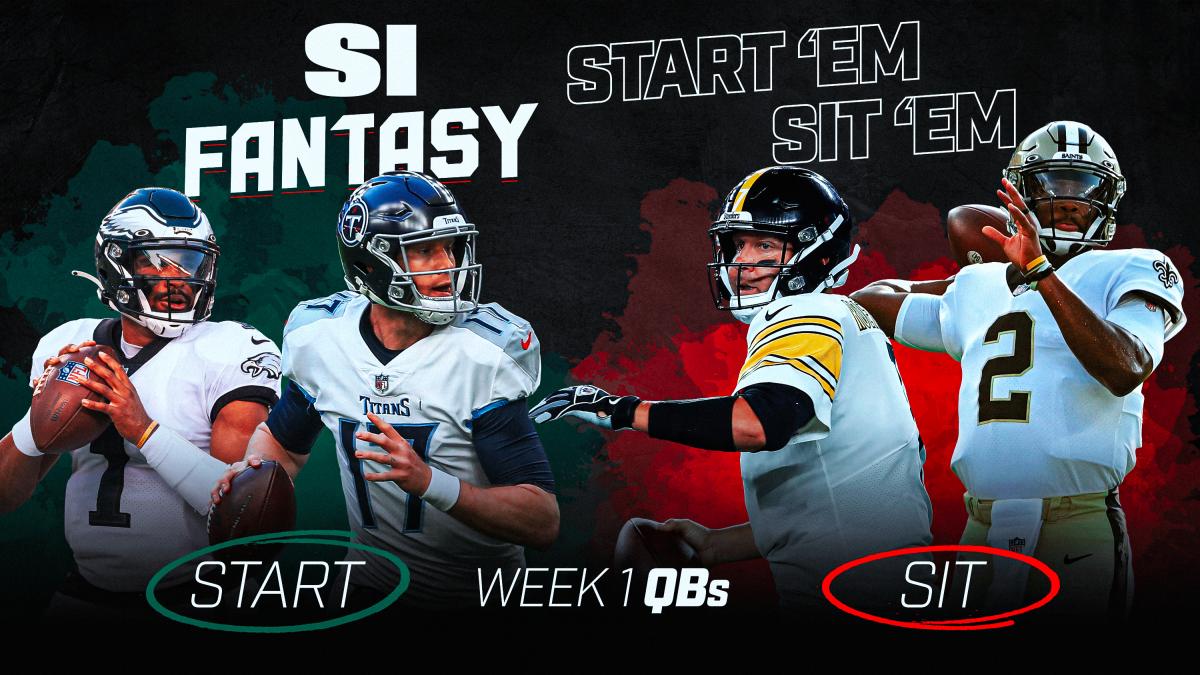week 1 fantasy start sit