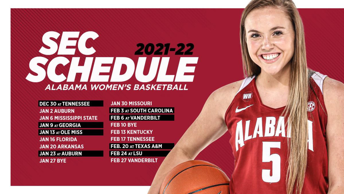 Alabama Women's Basketball Schedule 2021-22