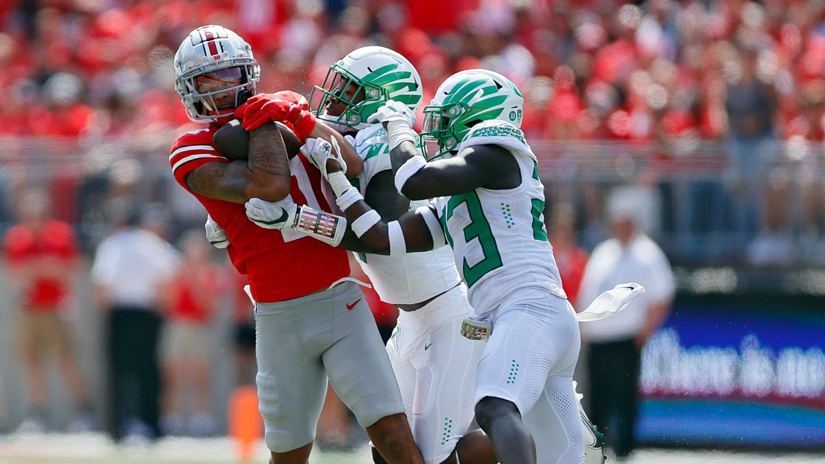Ohio State and Oregon are set to meet as conference foes for the first time next season.