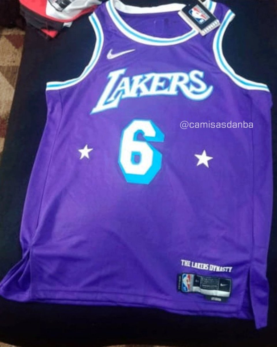 2021-22 Nike NBA City Edition Uniform: Los Angeles Lakers