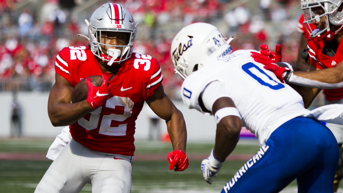 TreVeyon Henderson Races By Tulsa For Long Touchdown Run Sports