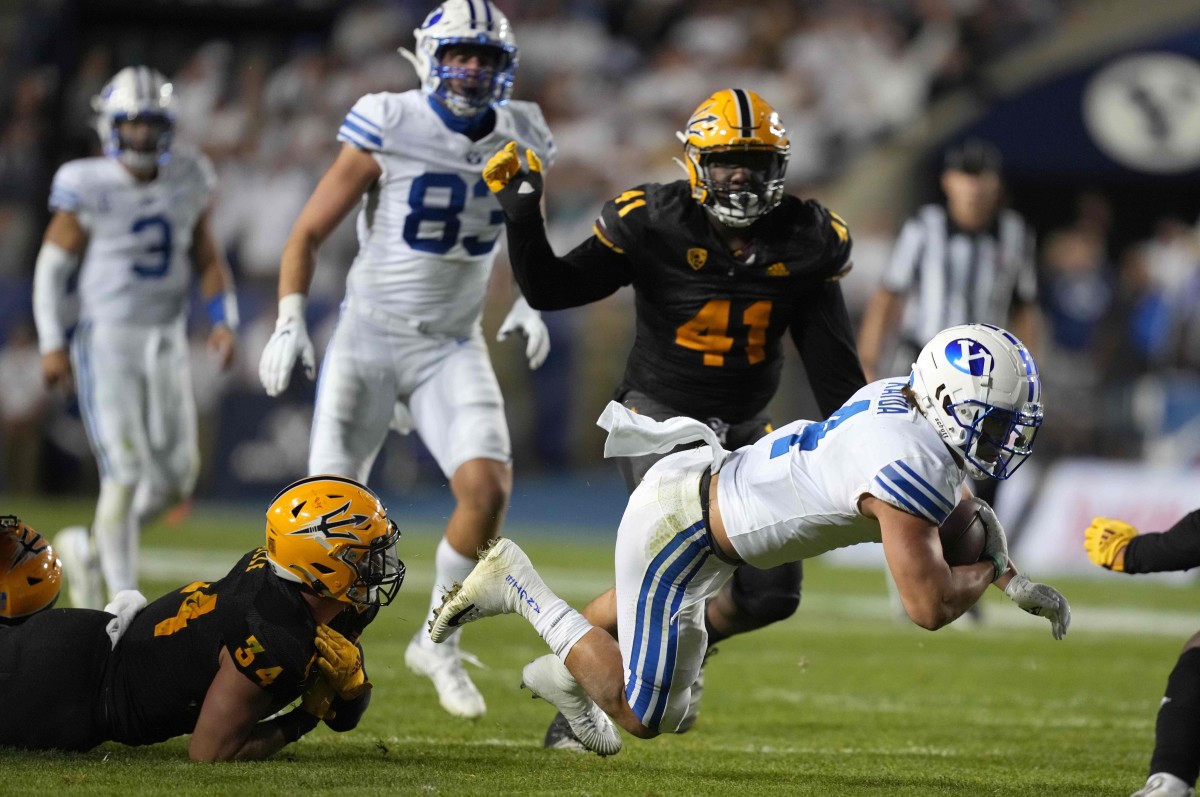 Lopini Katoa BYU vs Arizona State whiteout