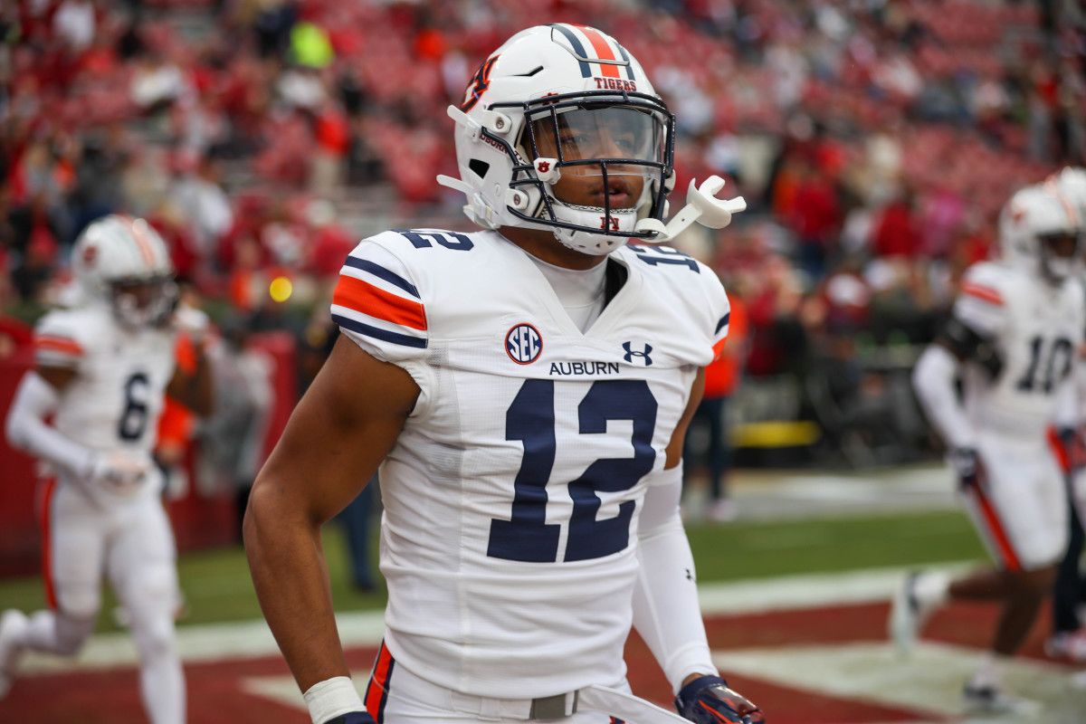 Austin Ausberry pregame before the Iron Bowl.