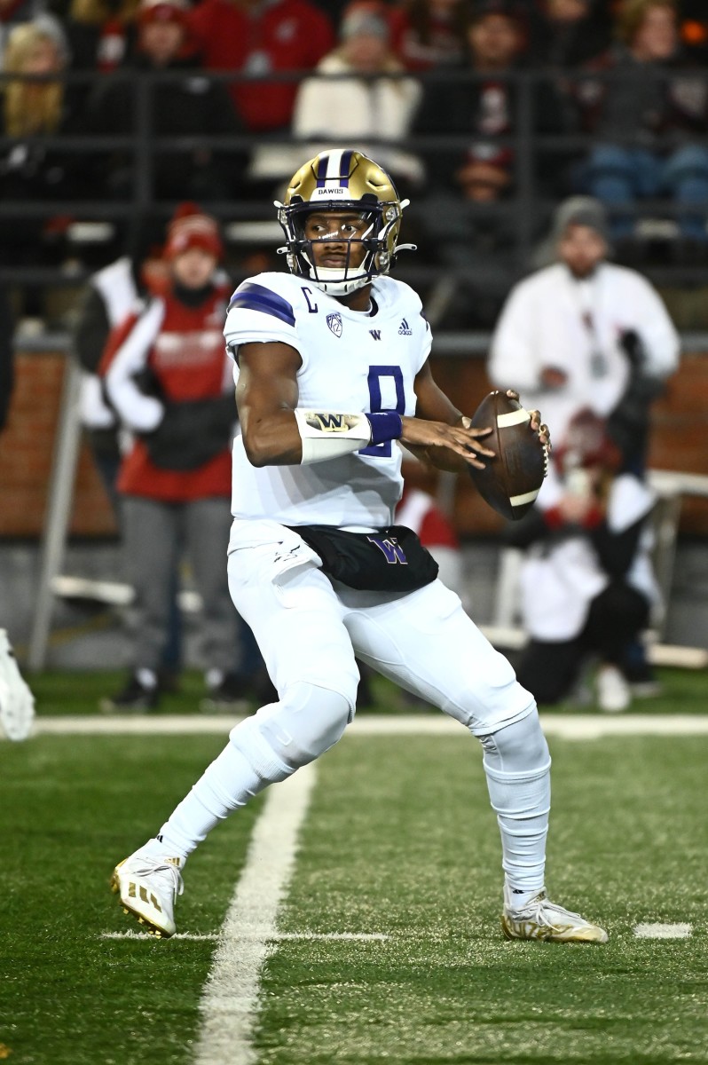 Michael Penix Jr. was virtually unstoppable in the Apple Cup.