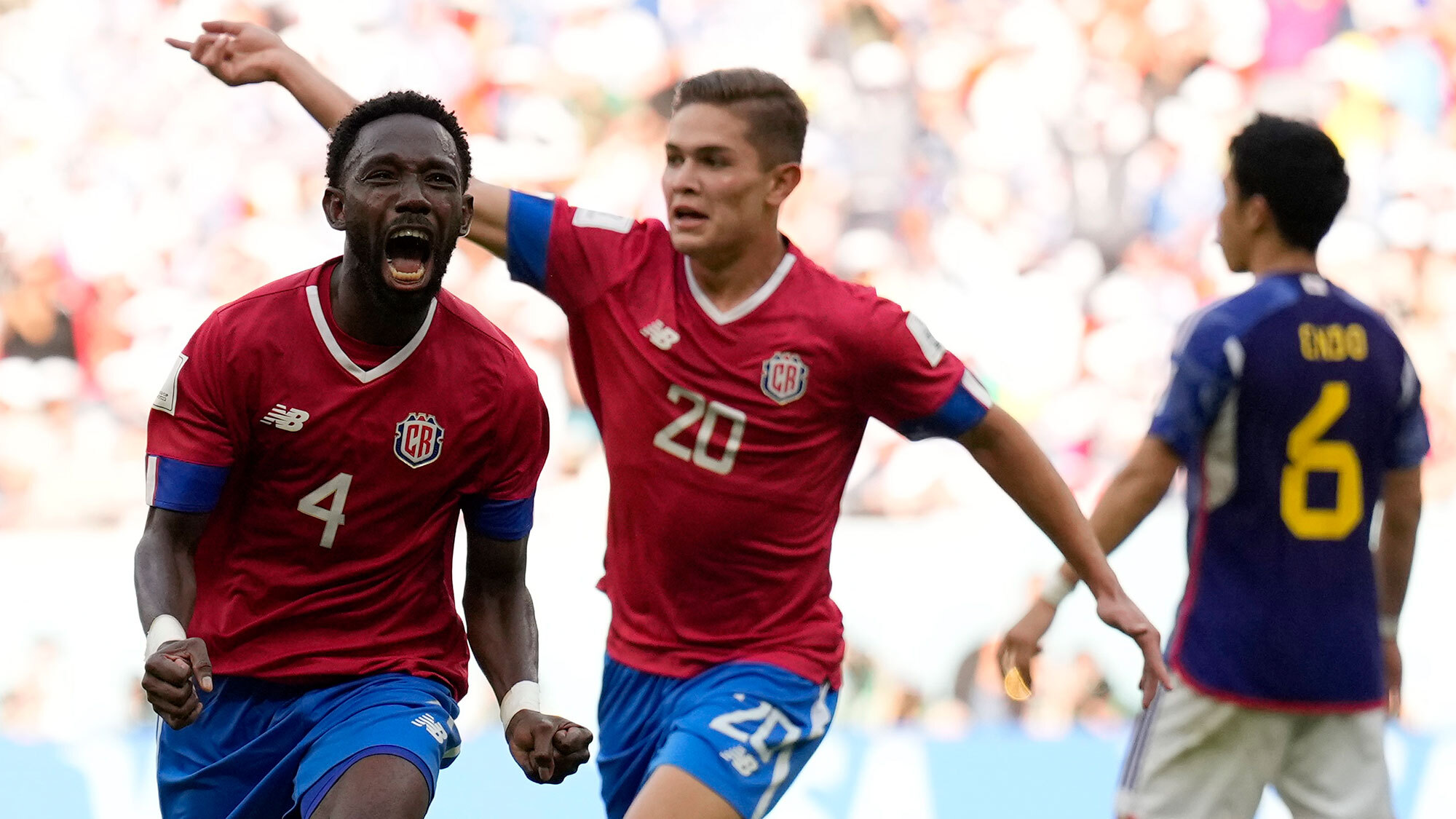 Mundial: Costa Rica vence a Japón con gol de Keysher Fuller (resumen)
